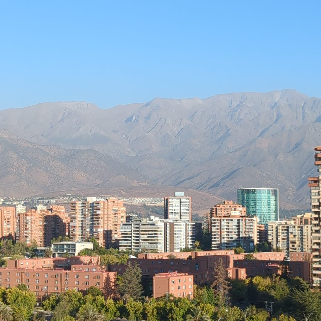 The Andes overlooking Santiago, Chile